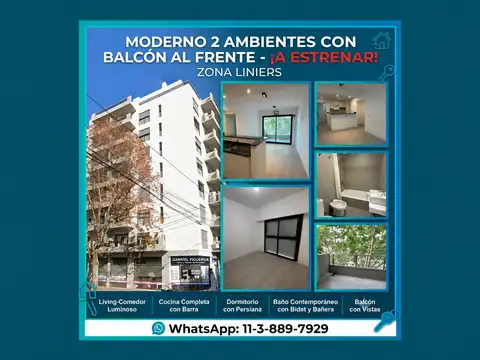 Departamento en alquiler: Martiniano Leguizamón 100, Liniers